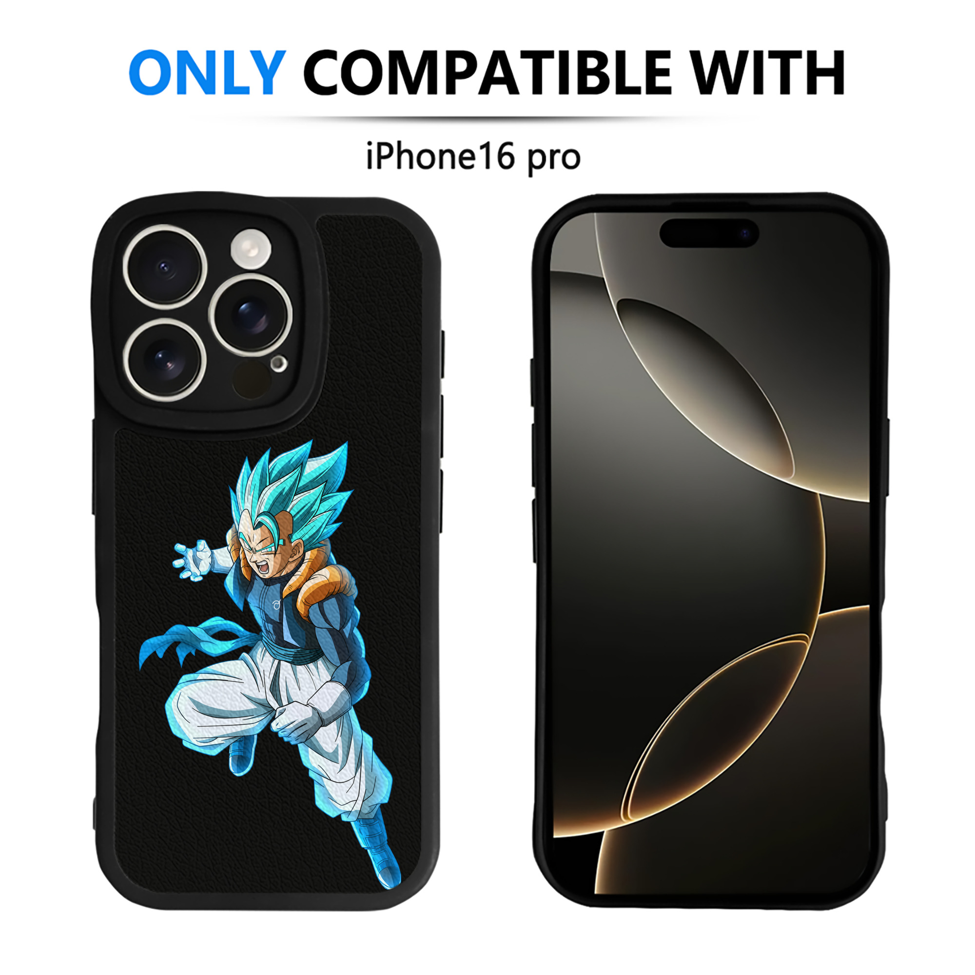 （画像用） ドラゴンボール ベジータ四世（Bejīta Yonsei）DRAGON BALL Vegeta IV 【iPhone 16シリーズ対応】シリコンスマホケース（レザー調） 材質：シリコン